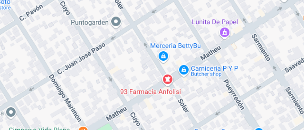 Localización del centro