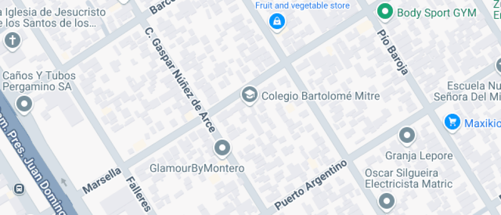 Localización del centro