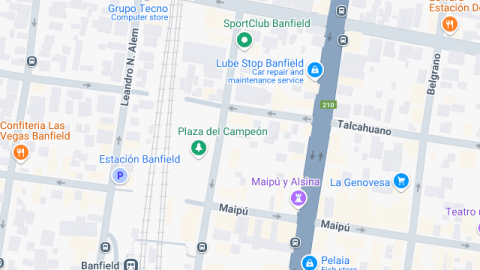 Localización del centro