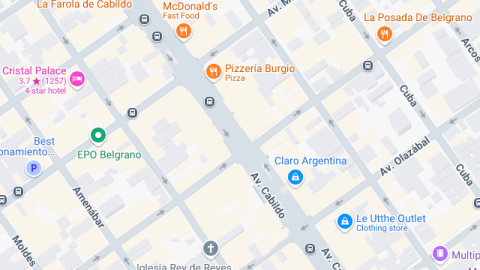 Localización del centro