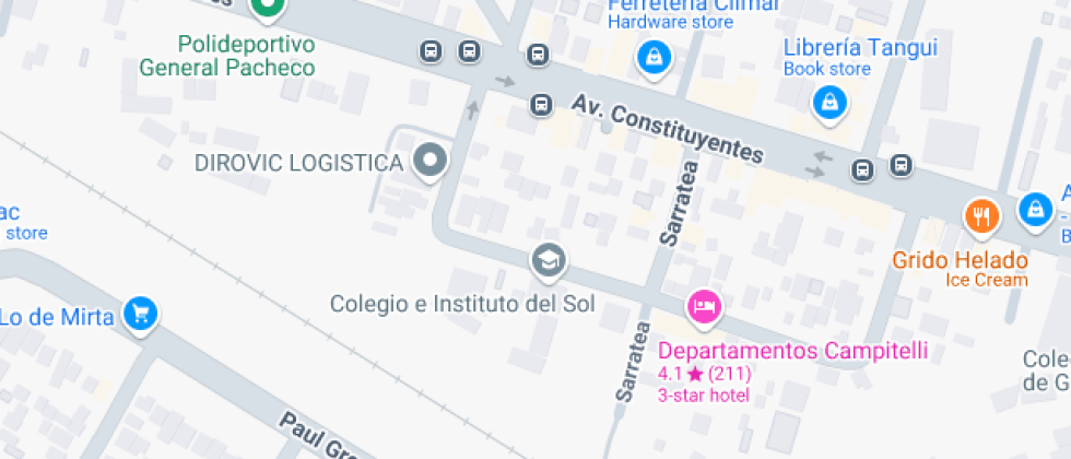 Localización del centro