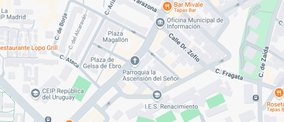 Localización del centro