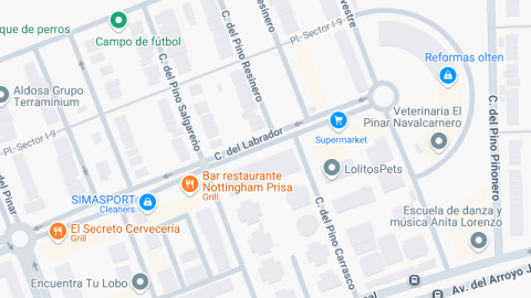 Localización del centro