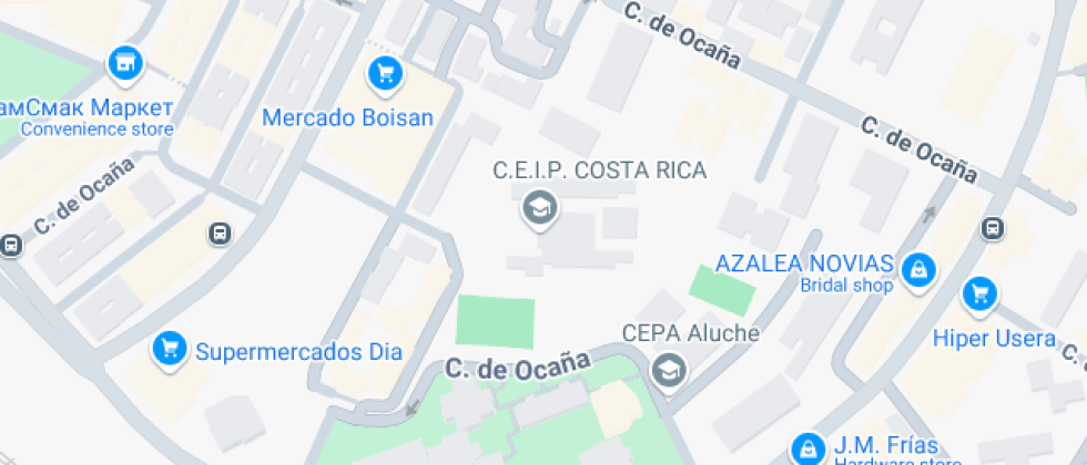 Localización del centro