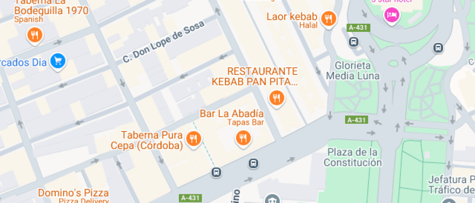 Localización del centro