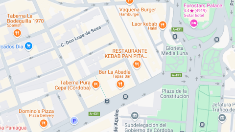 Localización del centro