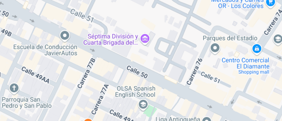 Localización del centro