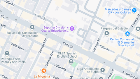 Localización del centro