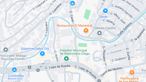 Localización del centro