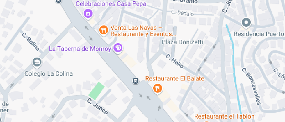 Localización del centro