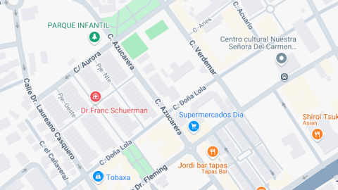 Localización del centro